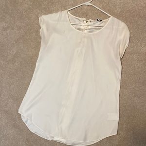 Ivory satin shirt